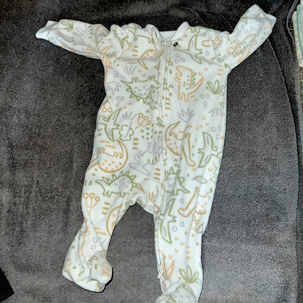 Carters Dinosaur Fleece Onsie